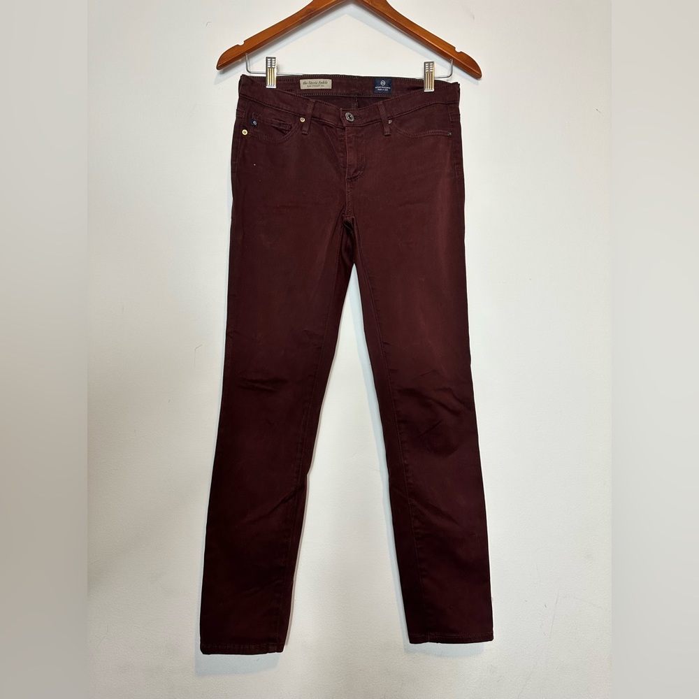 Adriano Goldschmidt — burgundy slim stroking leg